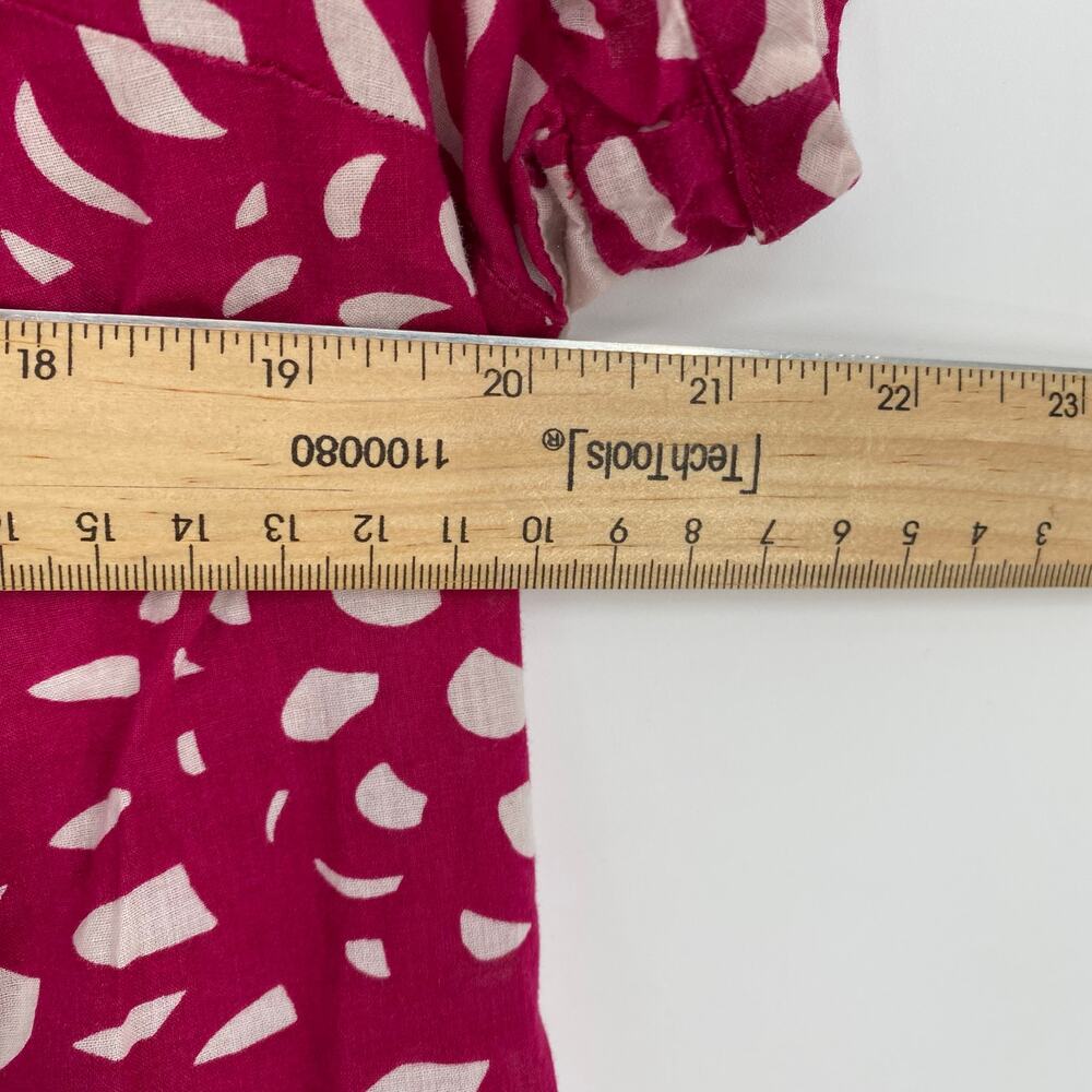 Boden Top Women’s 14 Pink & White Floral Feminine Casual Elegance - Picture 6 of 7